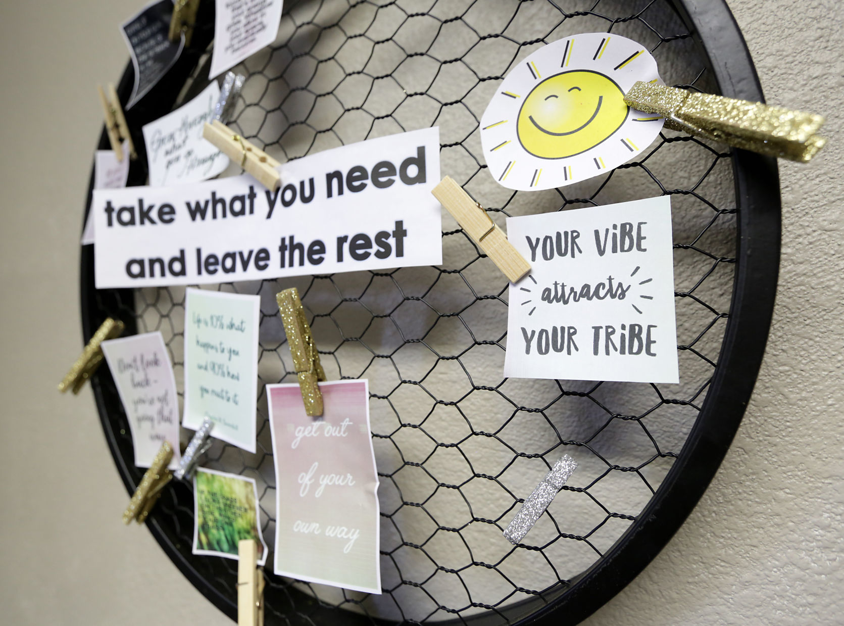 Positive affirmation board
